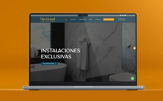 Vista del proyecto web Vita Grand Hotel Nuevo Vallarta